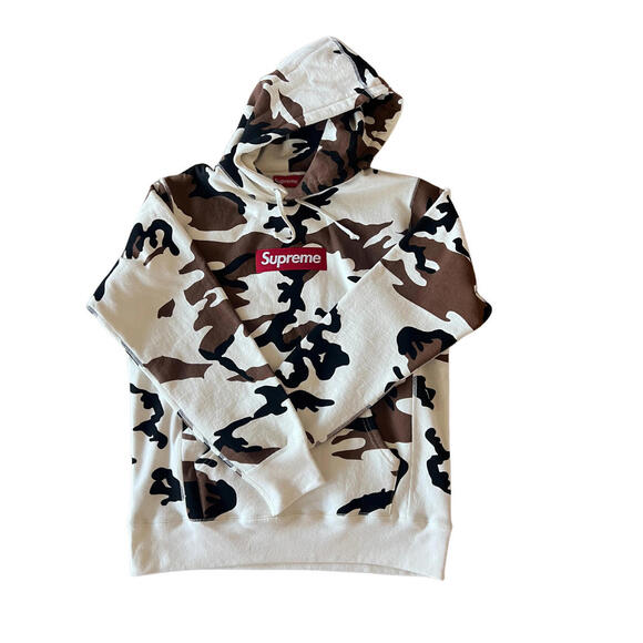 Supreme Box Logo Hooded Sweatshirt 'Camo' L - Picture 1 of 3